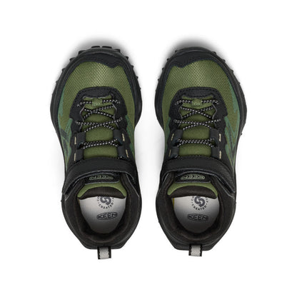 Keen | Little Kids' Zionic Waterproof Hiker Black/Bronze Green