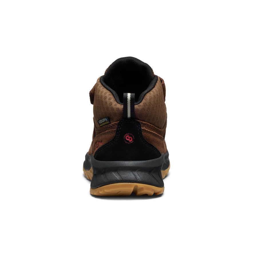 Keen Outlet | Little Kids' Hightrail Waterproof Hiking Boot Dark Earth/Garnet