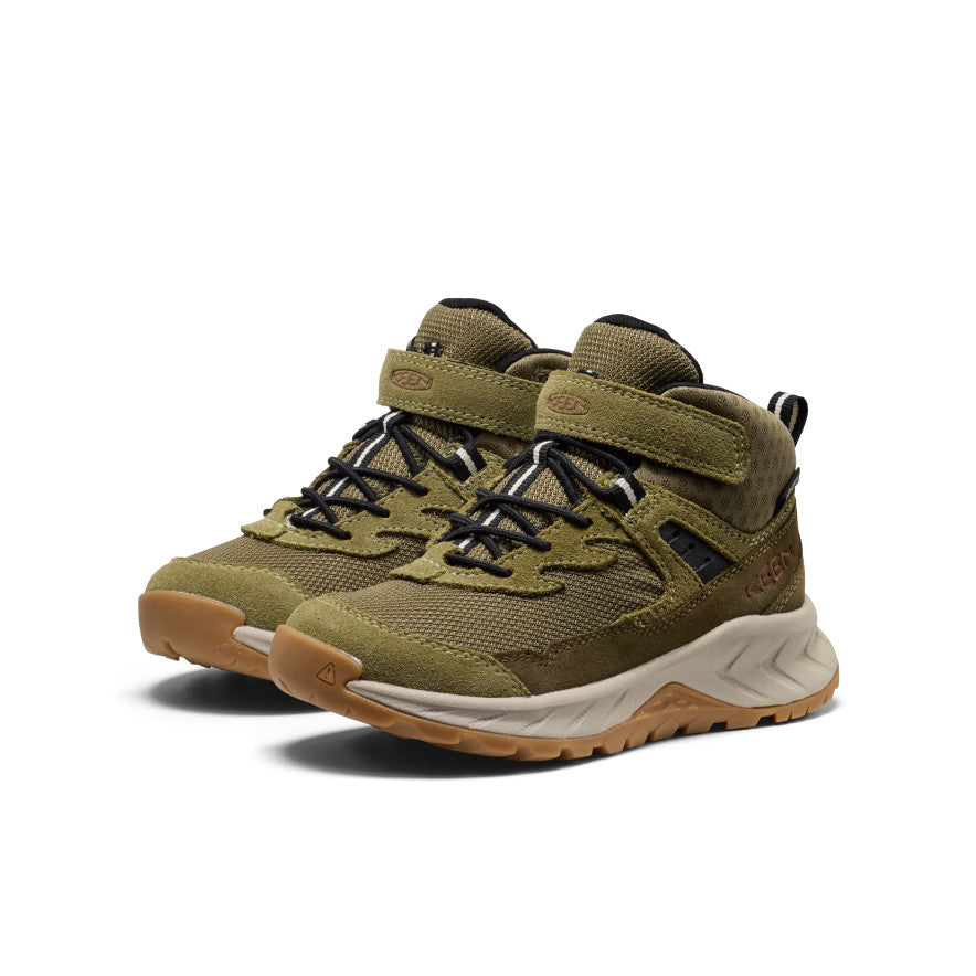 Keen Hot style | Little Kids' Hightrail Waterproof Hiking Boot Dark Olive/Martini Olive