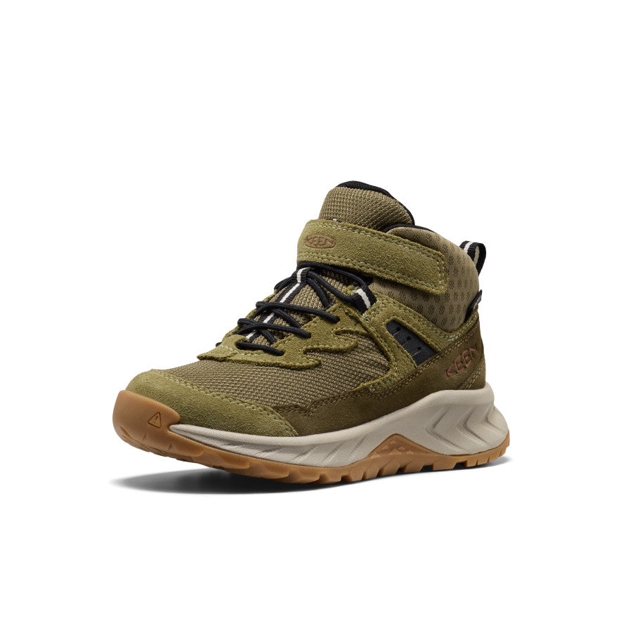 Keen Hot style | Little Kids' Hightrail Waterproof Hiking Boot Dark Olive/Martini Olive