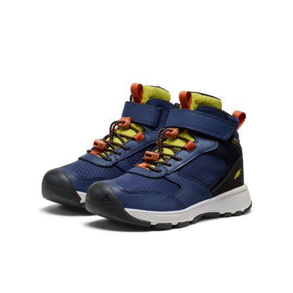 Keen US | Little Kids' Skua Waterproof Boot Naval Academy/Rogue Green