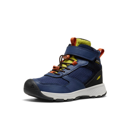 Keen US | Little Kids' Skua Waterproof Boot Naval Academy/Rogue Green