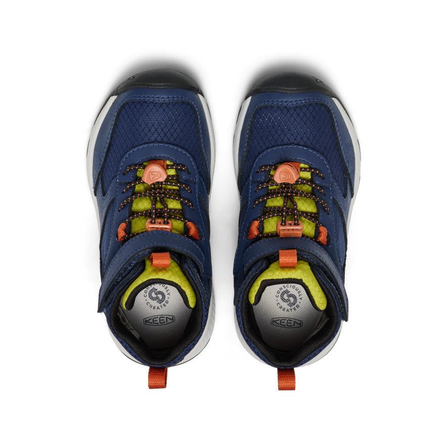 Keen US | Little Kids' Skua Waterproof Boot Naval Academy/Rogue Green