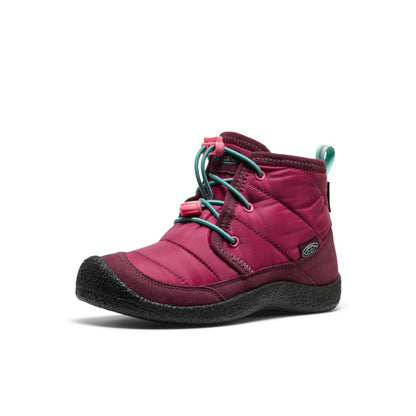 Keen Popular style | Big Kids' Howser II Waterproof Chukka Beaujolais/Pool Blue