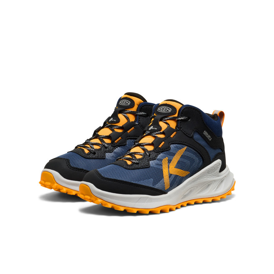 Keen Sale | Big Kids' Zionic Waterproof Boot Naval Academy/Bright Marigold