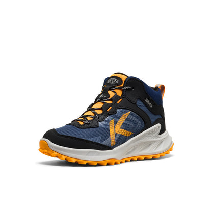 Keen Sale | Big Kids' Zionic Waterproof Boot Naval Academy/Bright Marigold
