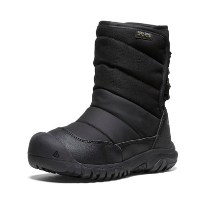 Keen Popular style | Little Kids' Puffrider Waterproof Winter Boot Black/Steel Grey