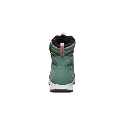 Keen Online | Big Kids' Skua Waterproof Winter Boot Dark Forest/Rose Elegance
