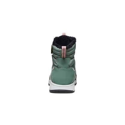 Keen Discount | Little Kids' Skua Waterproof Winter Boot Dark Forest/Rose Elegance