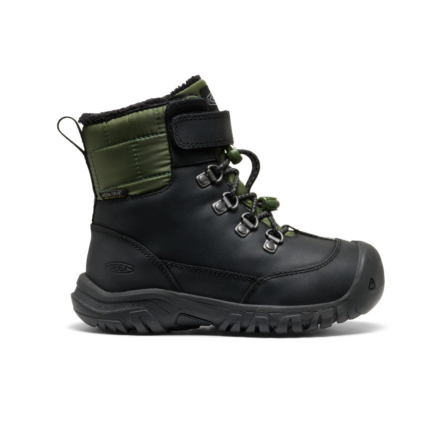 Keen On sale | Little Kids' Kanibou Waterproof Winter Boot Black/Bronze Green
