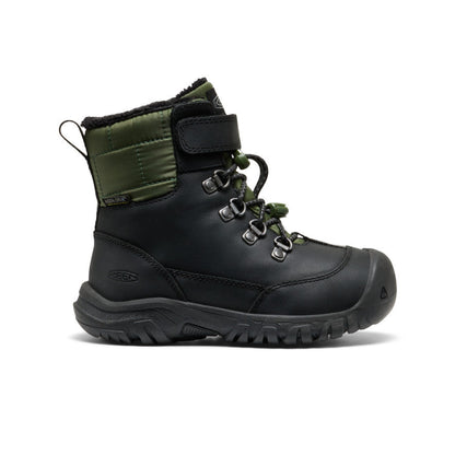 Keen On sale | Little Kids' Kanibou Waterproof Winter Boot Black/Bronze Green