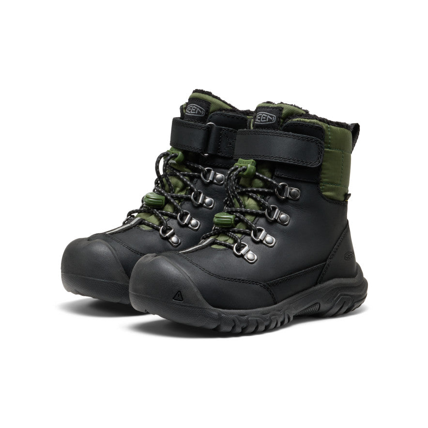 Keen On sale | Little Kids' Kanibou Waterproof Winter Boot Black/Bronze Green