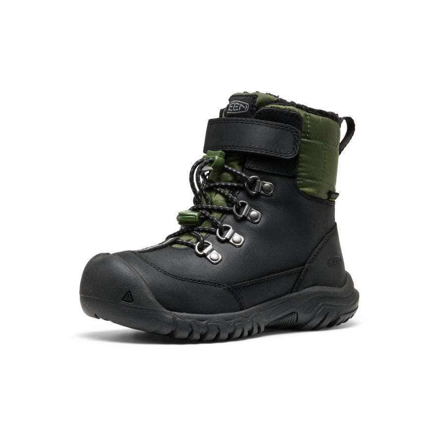 Keen On sale | Little Kids' Kanibou Waterproof Winter Boot Black/Bronze Green