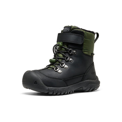 Keen On sale | Little Kids' Kanibou Waterproof Winter Boot Black/Bronze Green