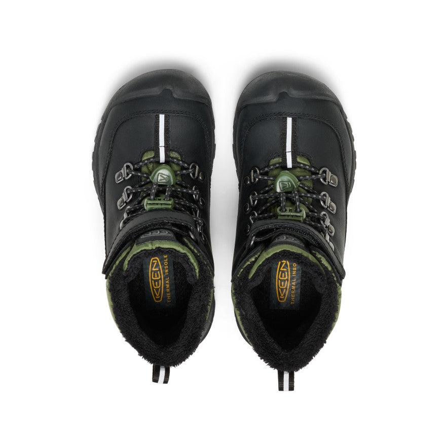 Keen On sale | Little Kids' Kanibou Waterproof Winter Boot Black/Bronze Green