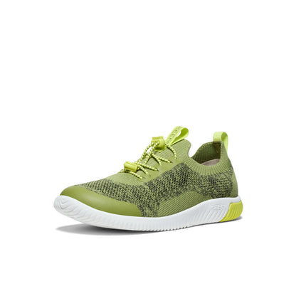 Keen Outlet | Big Kids' KNX Knit Sneaker Iguana/Evening Primrose