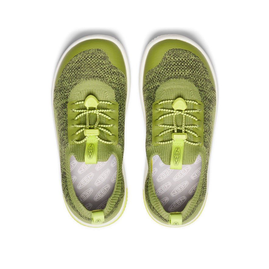 Keen Outlet | Big Kids' KNX Knit Sneaker Iguana/Evening Primrose