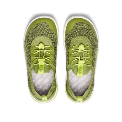 Keen Outlet | Big Kids' KNX Knit Sneaker Iguana/Evening Primrose
