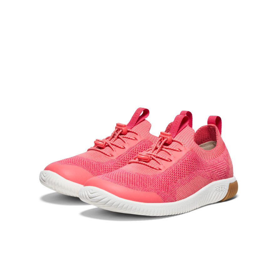 Keen Hot style | Big Kids' KNX Knit Sneaker Dubarry/Star White