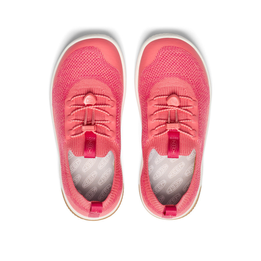 Keen Hot style | Big Kids' KNX Knit Sneaker Dubarry/Star White