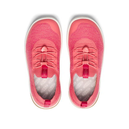 Keen Hot style | Big Kids' KNX Knit Sneaker Dubarry/Star White
