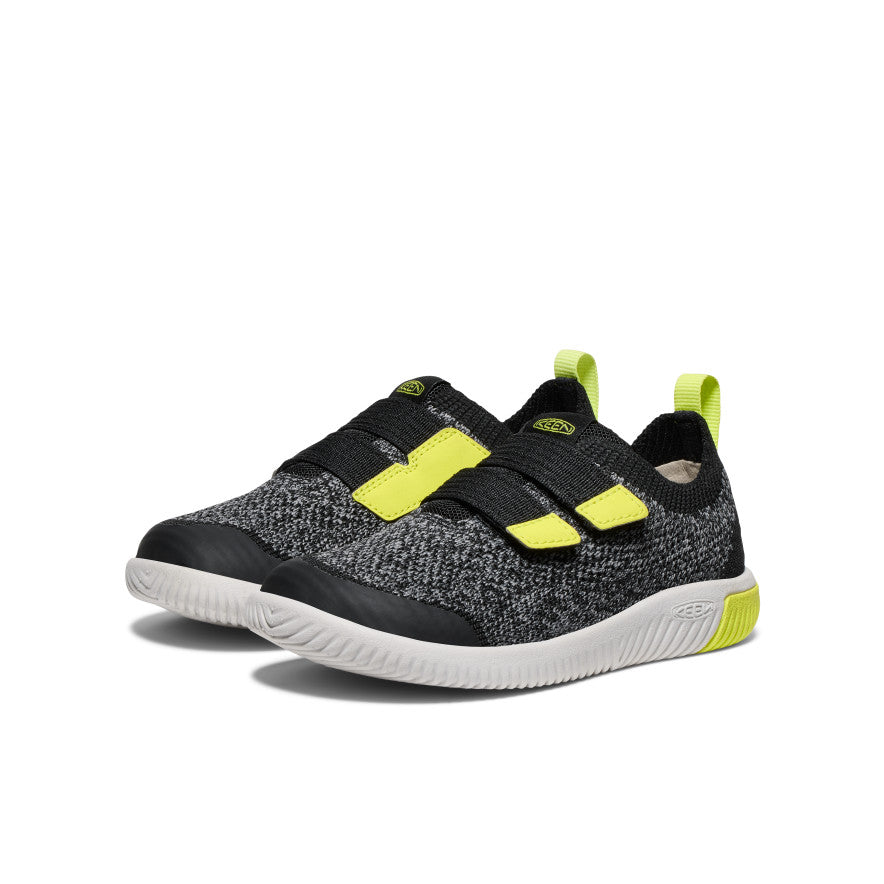 Keen New | Little Kids' KNX Knit Double Strap Black/Evening Primrose