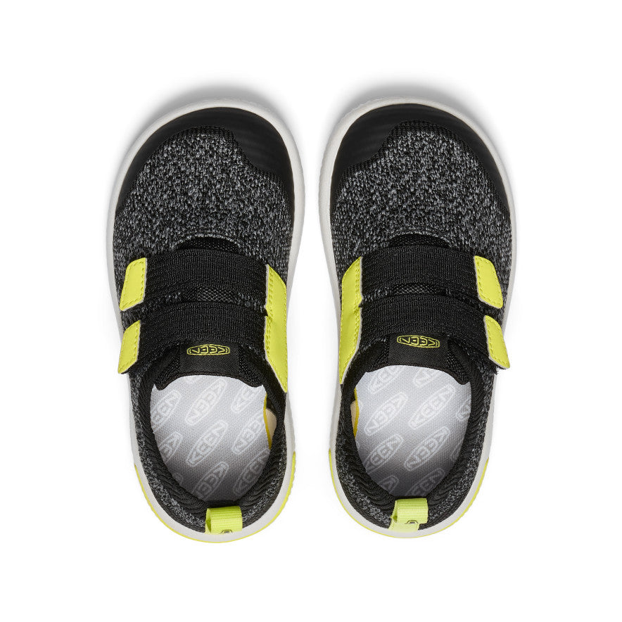 Keen New | Little Kids' KNX Knit Double Strap Black/Evening Primrose