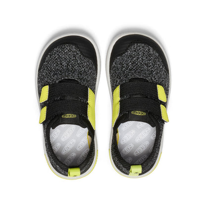 Keen New | Little Kids' KNX Knit Double Strap Black/Evening Primrose