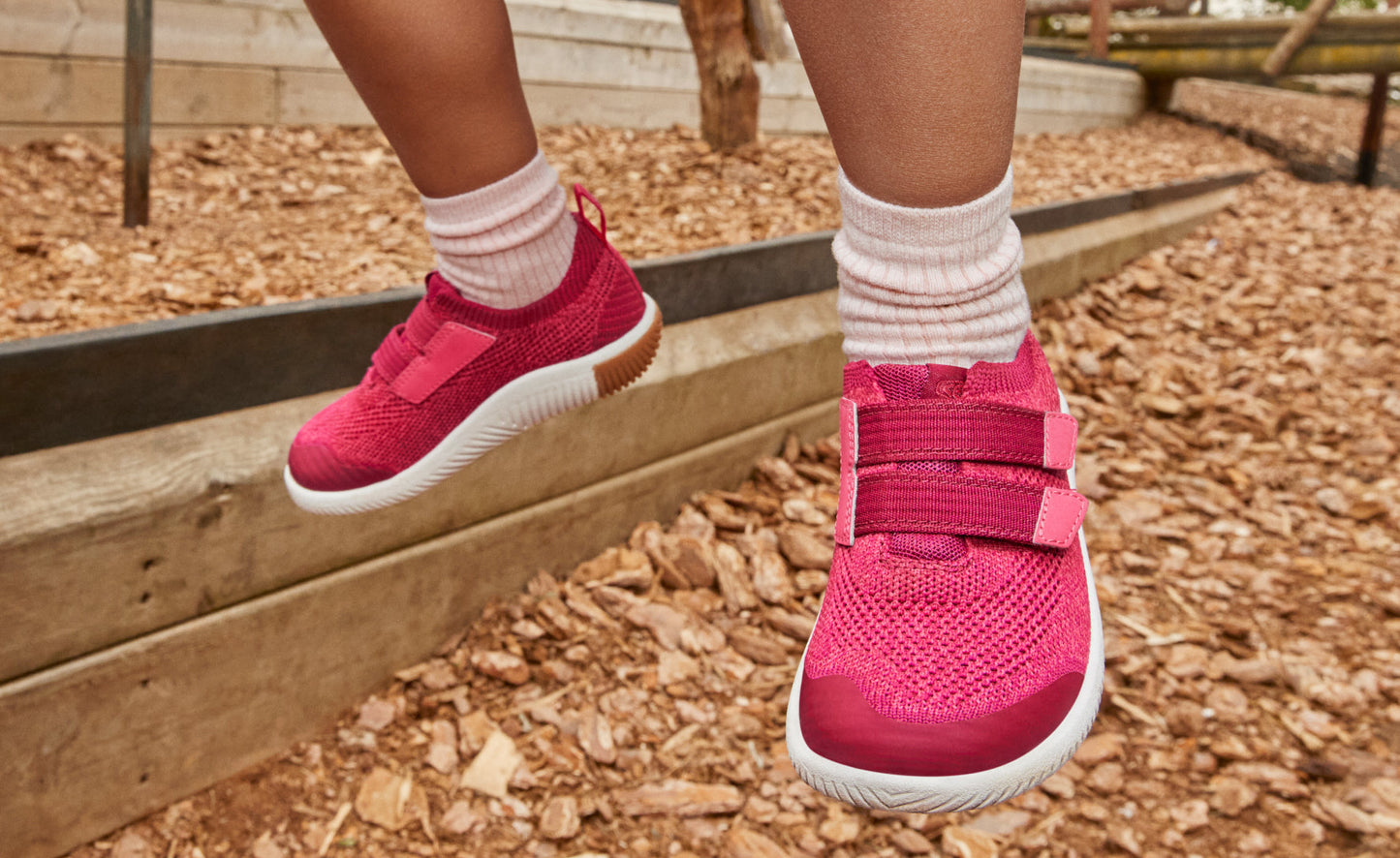 Keen New | Little Kids' KNX Knit Double Strap Black/Evening Primrose