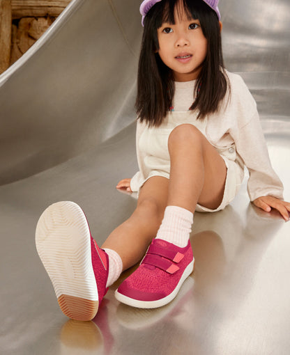 Keen New | Little Kids' KNX Knit Double Strap Black/Evening Primrose