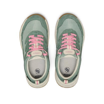 Keen | Big Kids' Hightrail Waterproof Hiking Shoe Lily Pad/Cashmere Rose