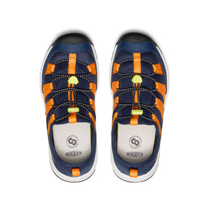 Keen Hot style | Big Kids' Motozoa Sneaker Naval Academy/Bright Marigold