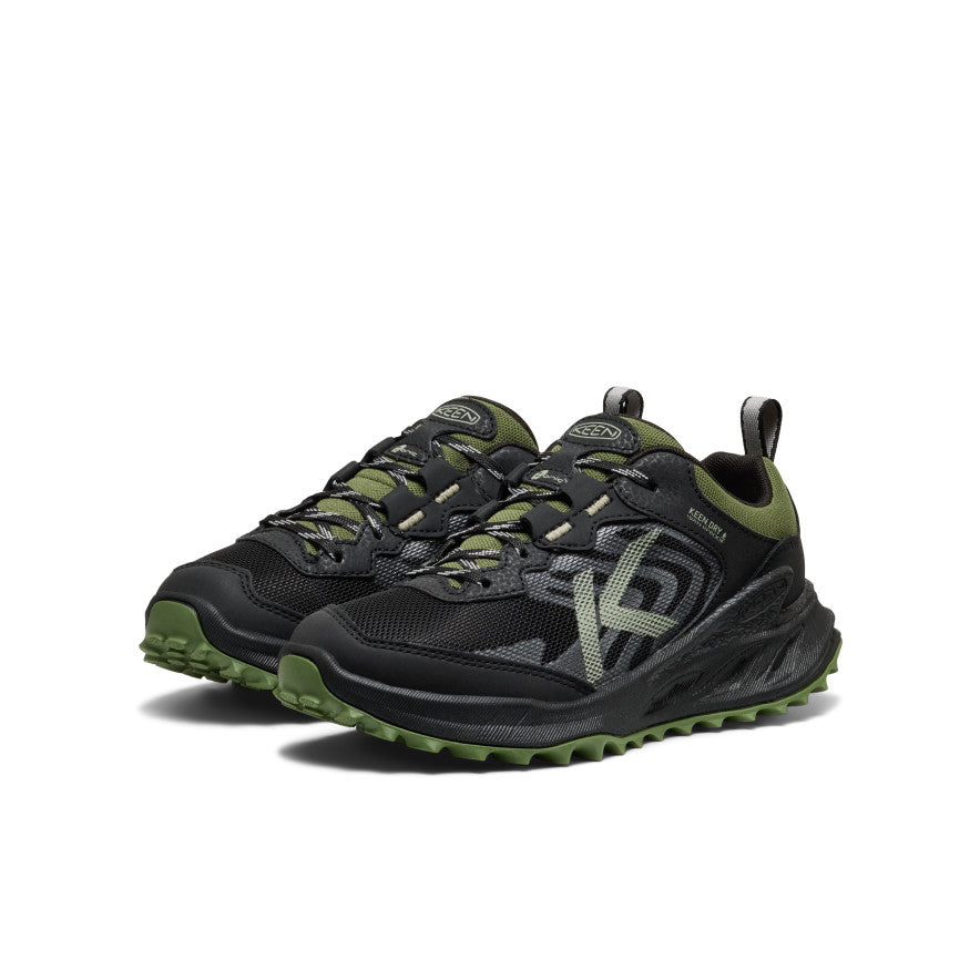 Keen Popular style | Big Kids' Zionic Waterproof Shoe Black/Bronze Green