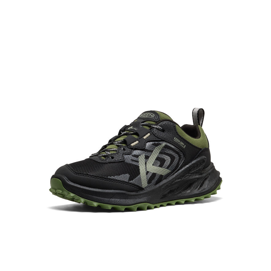Keen Popular style | Big Kids' Zionic Waterproof Shoe Black/Bronze Green