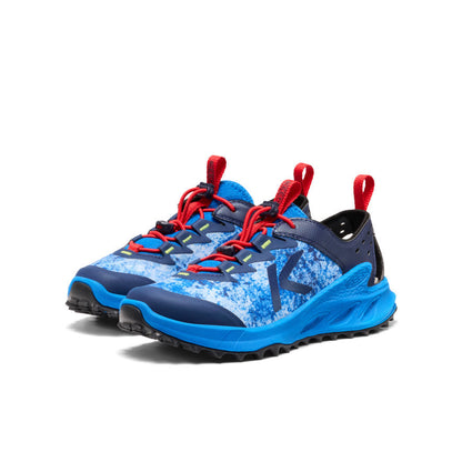 Keen Hot style | Big Kids' Zionic ADV Sandal Precious Blue/Racing Red