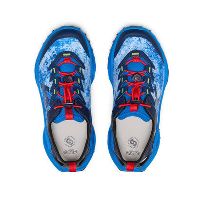 Keen Hot style | Big Kids' Zionic ADV Sandal Precious Blue/Racing Red