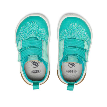 Keen | Toddlers' KNX Knit Double Strap Bright Aqua/Cabbage