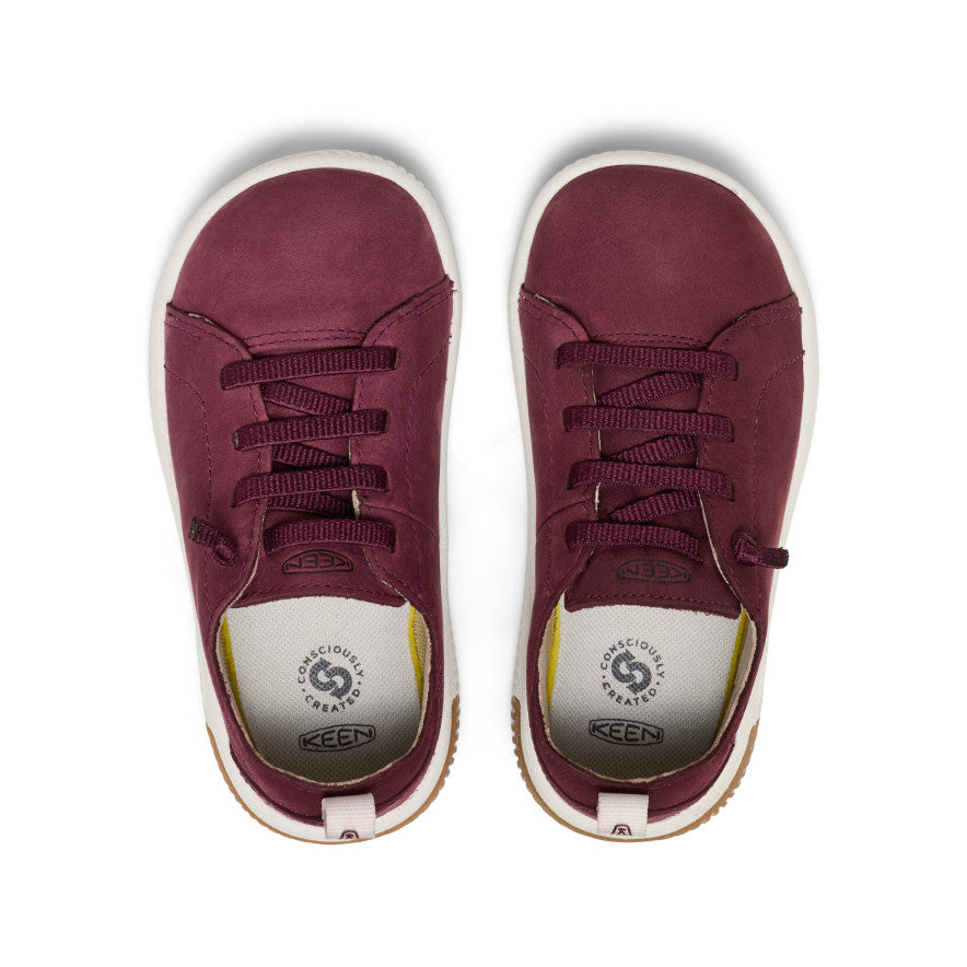 Keen Near Me | Little Kids' KNX Leather Sneaker Fig/Star White
