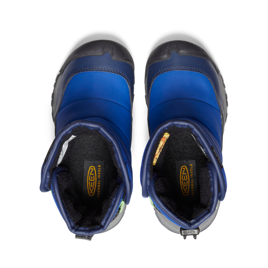 Keen | Little Kids' Puffrider Waterproof Winter Boot Naval Academy/Surf