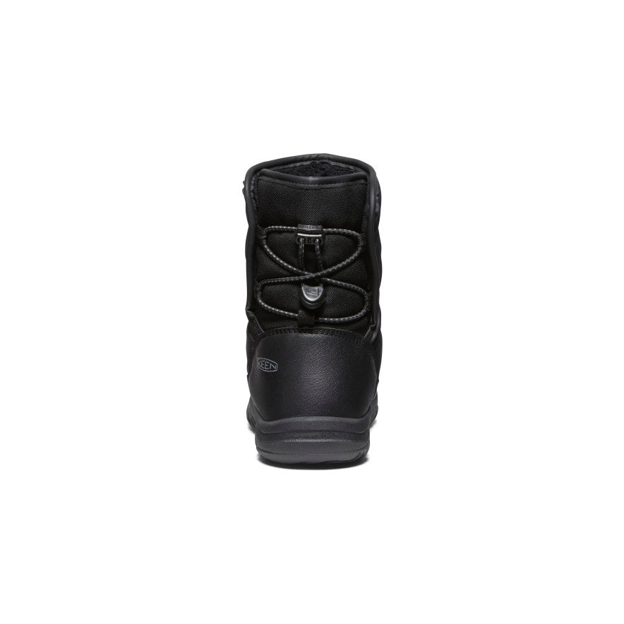 Keen Discount | Big Kids' Puffrider Waterproof Winter Boot Black/Steel Grey