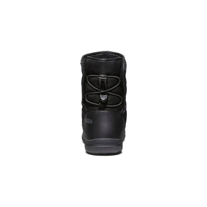 Keen Discount | Big Kids' Puffrider Waterproof Winter Boot Black/Steel Grey