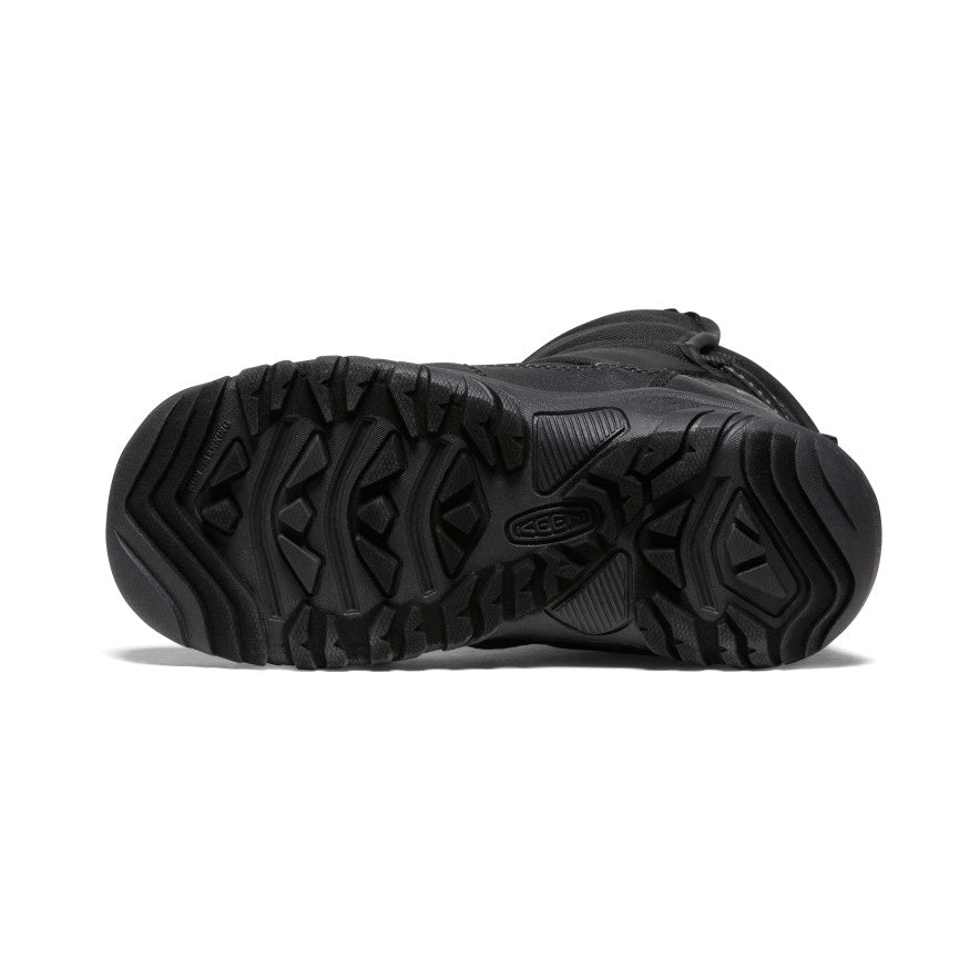 Keen Discount | Big Kids' Puffrider Waterproof Winter Boot Black/Steel Grey