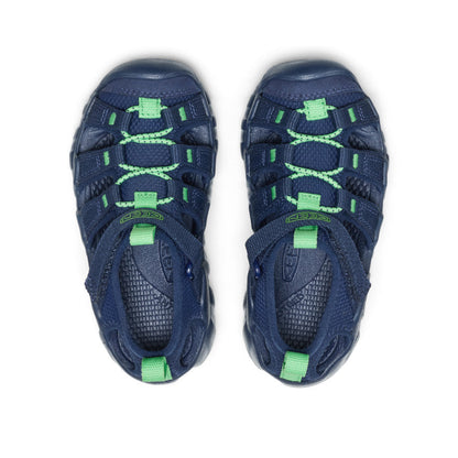 Keen Hot style | Little Kids' Hyperport H2 Sandal Naval Academy/Vibrant Green
