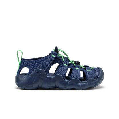 Keen US | Big Kids' Hyperport H2 Sandal Naval Academy/Vibrant Green