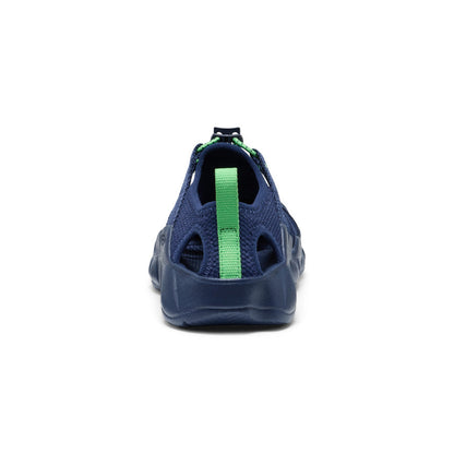 Keen US | Big Kids' Hyperport H2 Sandal Naval Academy/Vibrant Green