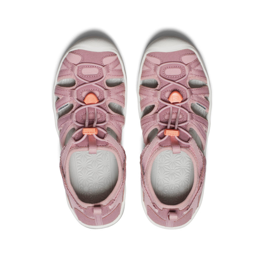 Keen On sale | Big Kids' Moxie Sandal Nostalgia Rose/Papaya Punch